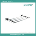 Wall Mounted 4 Pole Copper Chrome Towel Rack (HJ-9573)